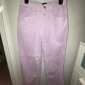Light purple corduroy BDG pants